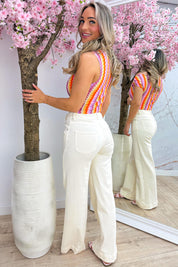 Missy detail topje - Lollypop roze