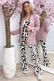 Classy blazer - Oud roze