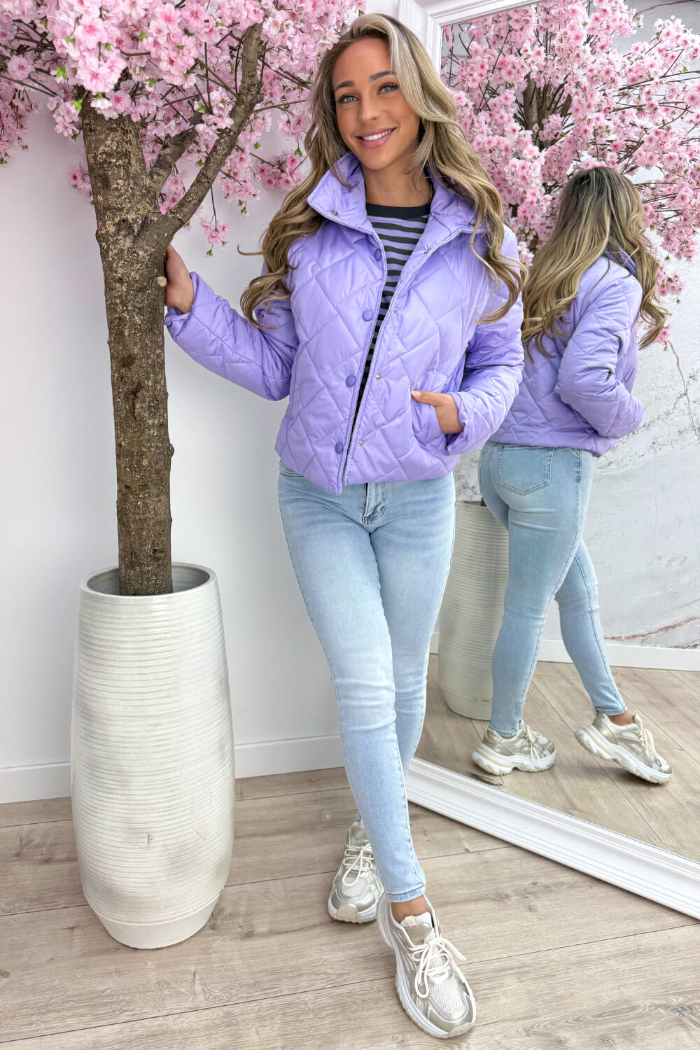 Perfect puffer jacket - Lila