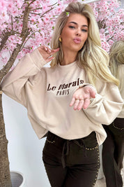 Le marais paris sweater - Beige