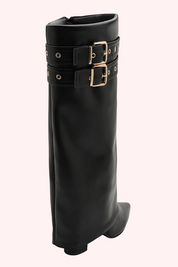 Buckle up heels - Zwart