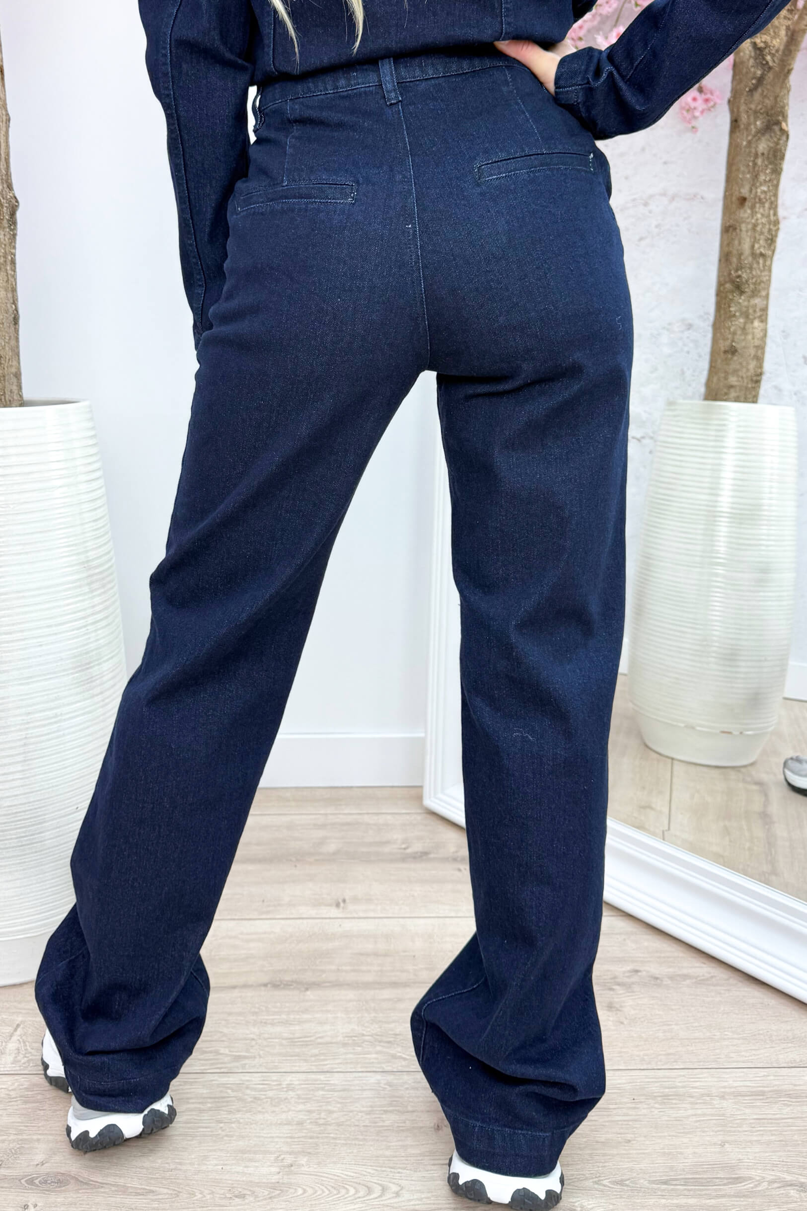 Midnight denim wide leg jeans - Jeans blue