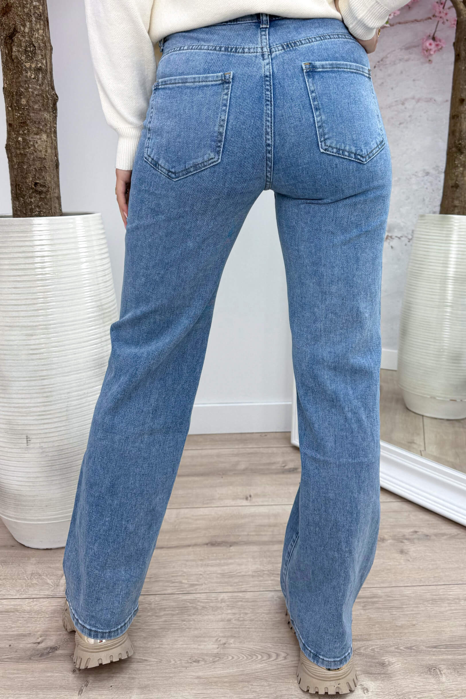 Diamond & pearls straight leg jeans - Jeans blue