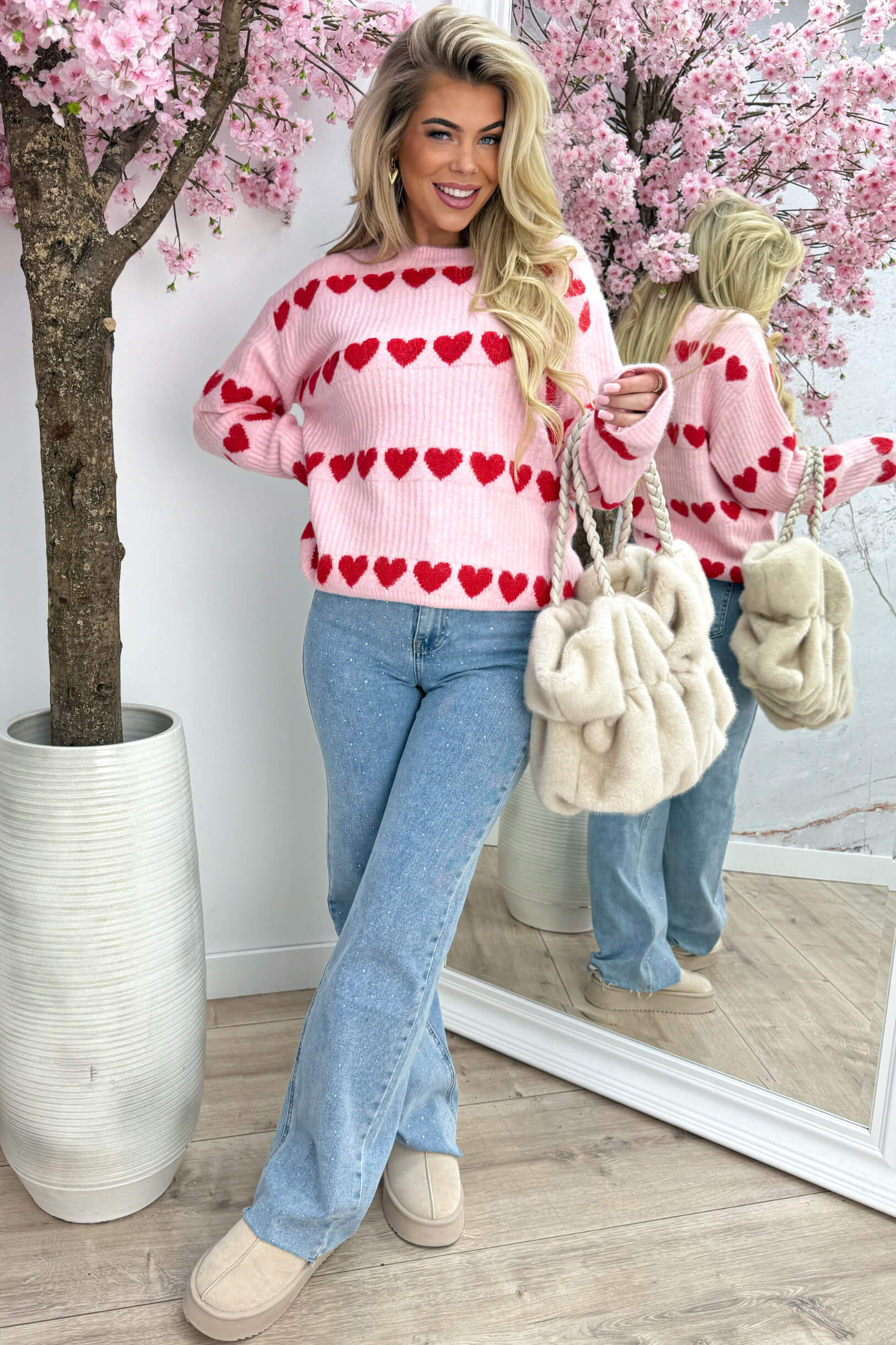 Endless love trui - Roze