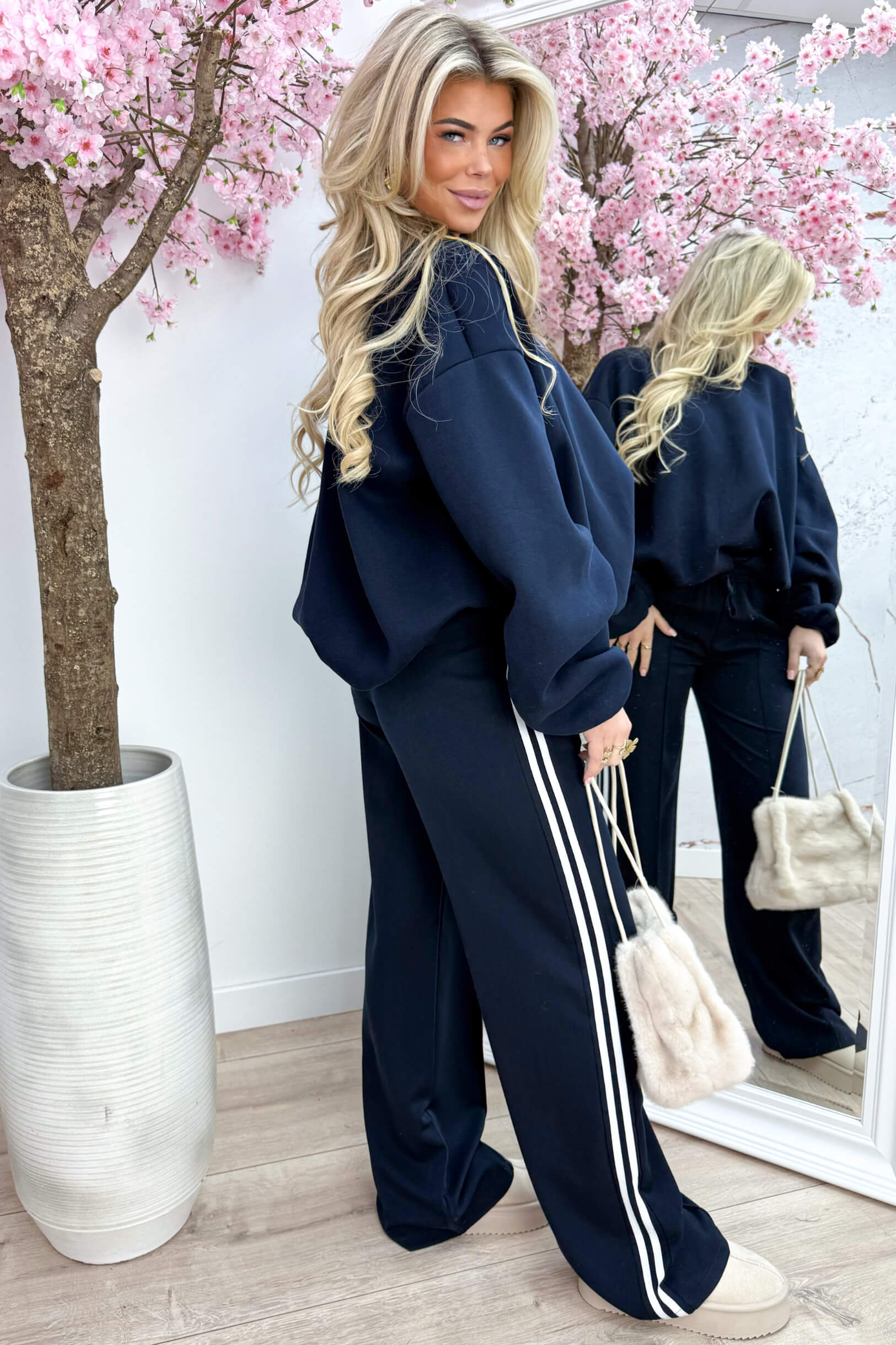 Keep it cool oversized sweater - Navy