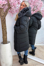 Winter is calling winterjas - Zwart