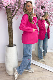 Classy blazer - Lt. fuchsia