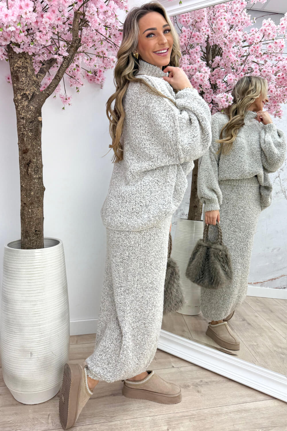 Cozy all day co-ord - Beige