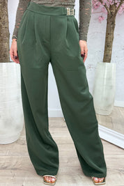 Gold detail pantalon - Army