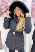 Cold never looked so good winterjas - Zwart