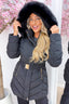 Cold never looked so good winterjas - Zwart