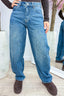 Balloon fit full length jeans - Jeans blue