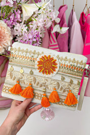 Madeira clutch - Oranje