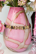 Linked in luxury belt - Bruin