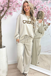 Cherie comfy co-ord - Beige