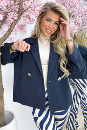 Golden chic blazer - Navy