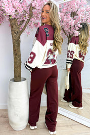 California 23 sweater - Bordeaux