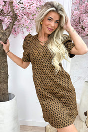Fall ready elegant dress - Bruin