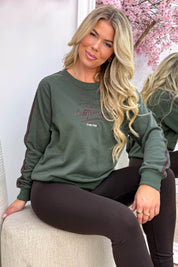 California truth club sweater - Army