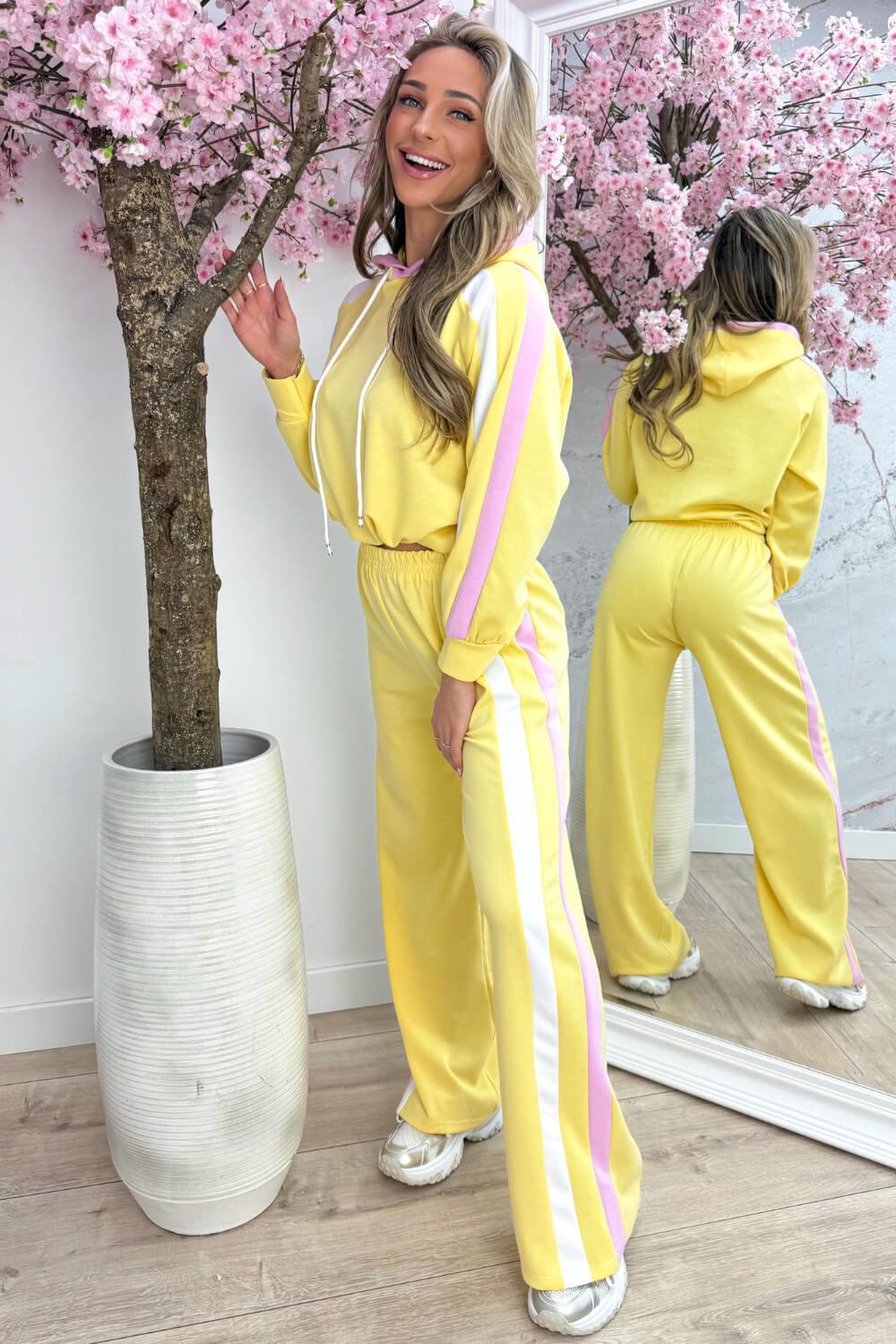 Chill day comfy co-ord - Geel