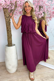 Alicante maxi dress - Bordeaux