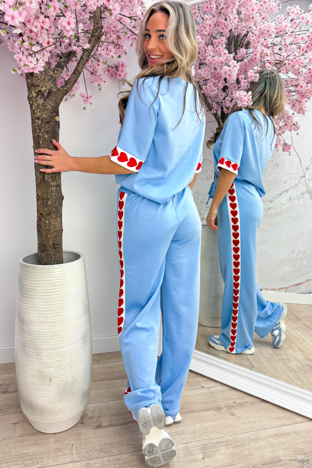 Love to lounge comfy co-ord - Sky blue