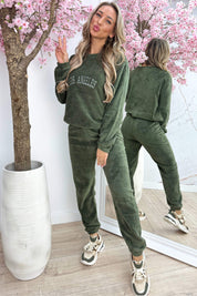 Fleece LA comfy set - Army
