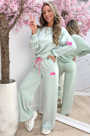 Embleem comfy co-ord - Mint