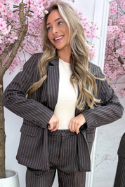 Main character stripe blazer - Bruin