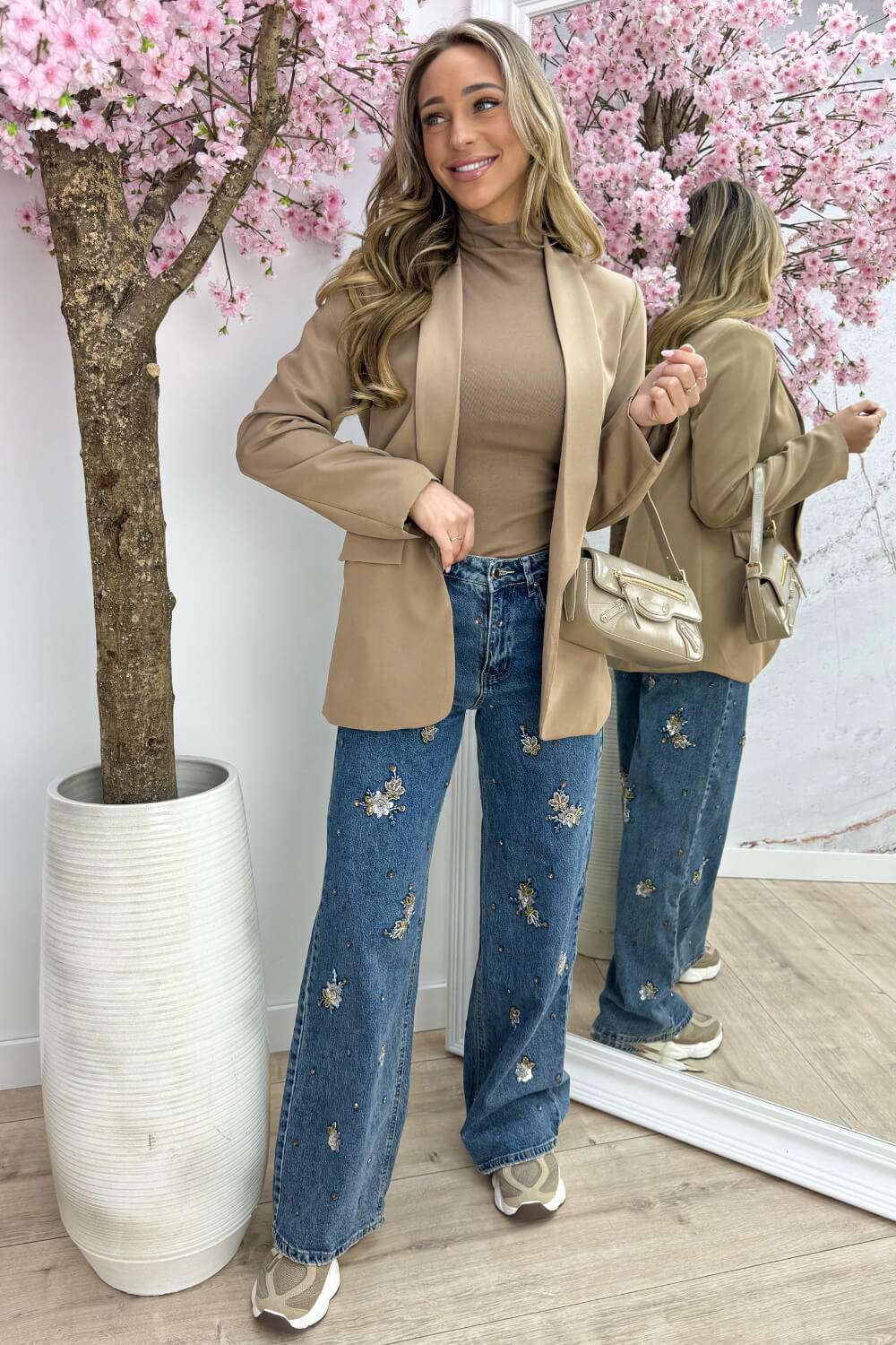 Classy blazer - Taupe