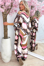 Malta silky co-ord - Bruin