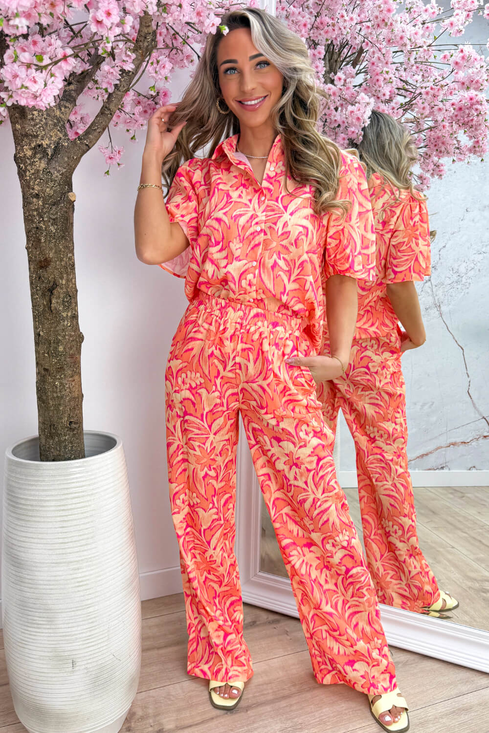Cabana blouse - Lt. oranje
