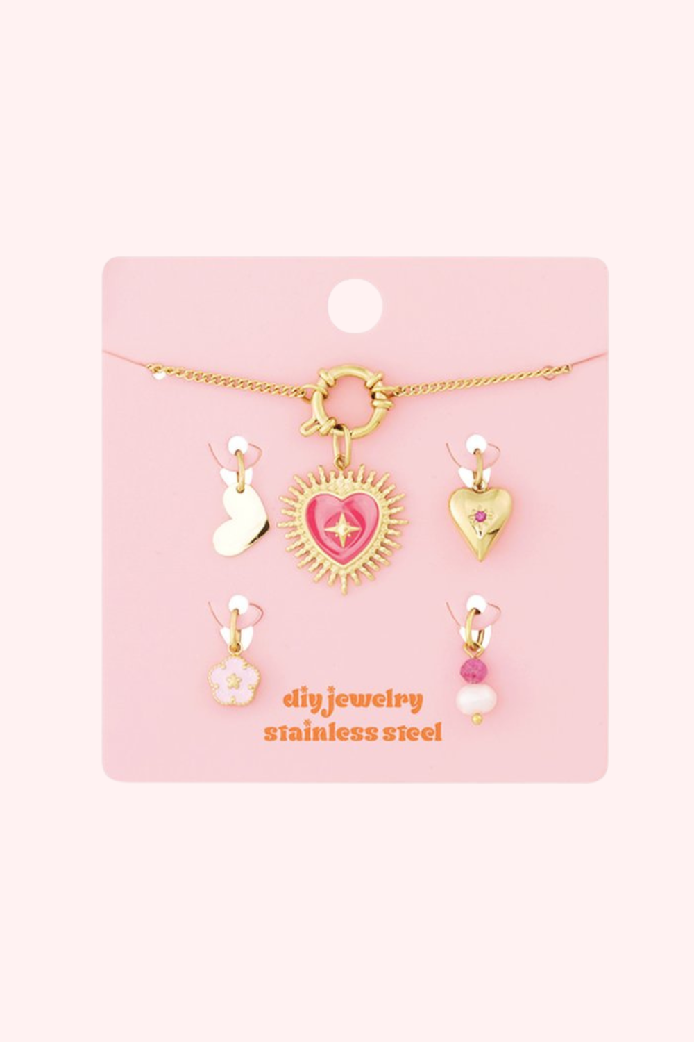 Charm party DIY bracelet - Goud
