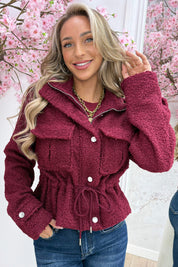 Teddy jacket - Bordeaux