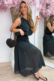 Sunny days cotton co-ord - Zwart