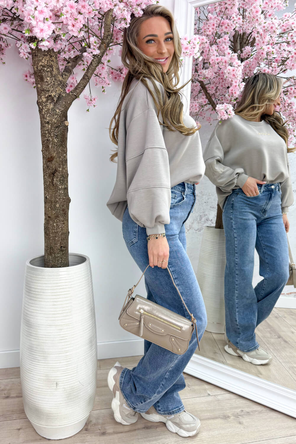 Simply iconic sweater - Taupe