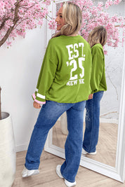 Ny oversized sweater - olive