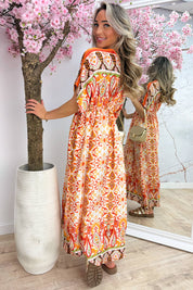 Anatolia maxi dress - Oranje
