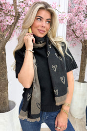 Sparkle season sjaal - Zwart