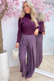 Basic with benefits topje - Berry purple