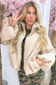 Bomber de saison bouffant - Beige