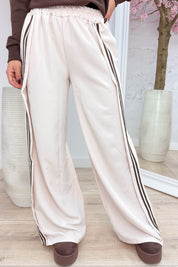 On the right track pants - Beige