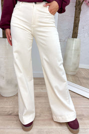 Beige breeze wide leg jeans - Beige