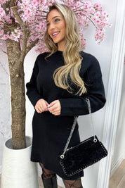 Better together knitted co-ord - Zwart