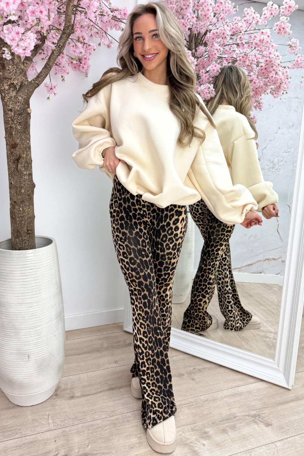 Keep it cool oversized sweater - Beige