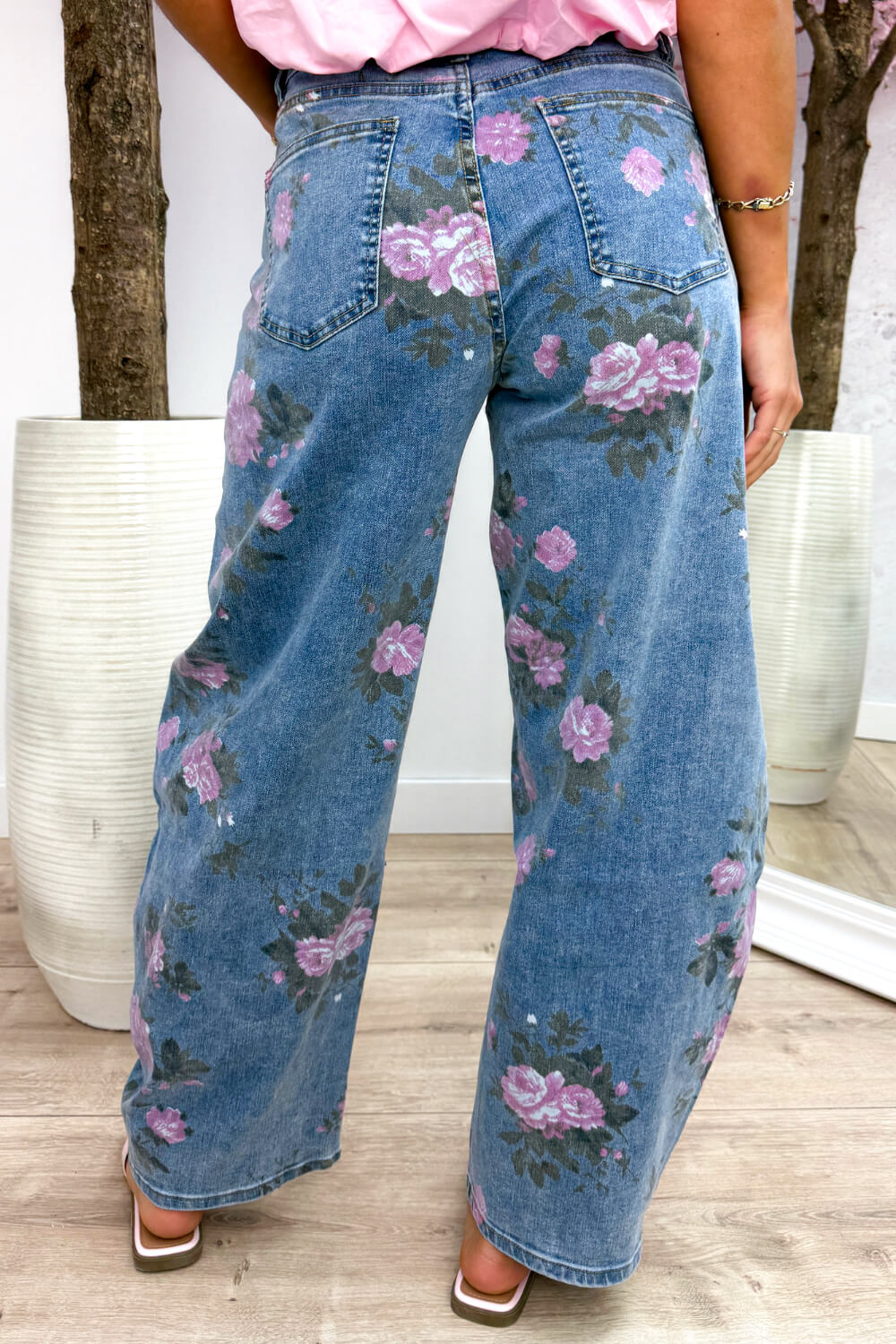 Rose balloon jeans - Jeans blue
