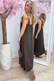 Golden hour maxi dress - Bruin