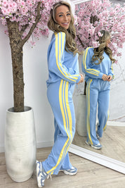 Stripe supreme co-ord - Blauw