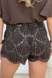 Glam skort - Bruin