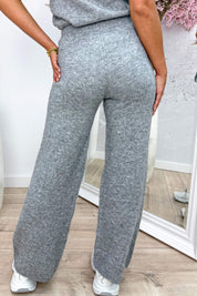 Knitted pants - Lt. grijs